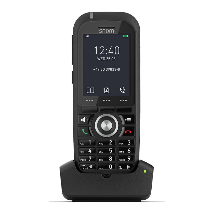 Snom M70 Teléfono Inalámbrico DECT Negro con Pantalla LCD de 2", 17h Conversación, 200h Standby, Batería Ión-Litio Snom M70 Teléfono Inalámbrico DECT Negro con Pantalla LCD de 2", 17h Conversación, 200h Standby, Batería Ión-Litio