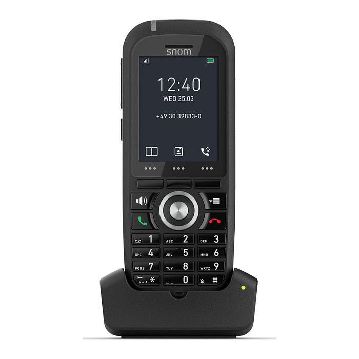 Snom M70 DECT Handset Terminal de teléfono DECT Negro LCD 5,08 cm (2") 240 x 320 Pixeles 262144 colores Ion de litio