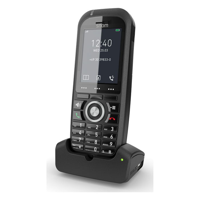 Snom M70 DECT Handset Terminal de teléfono DECT Negro LCD 5,08 cm (2") 240 x 320 Pixeles 262144 colores Ion de litio