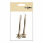 Edm Seguro persiana Pr09 cromado, 120 x 25 x 8 mm