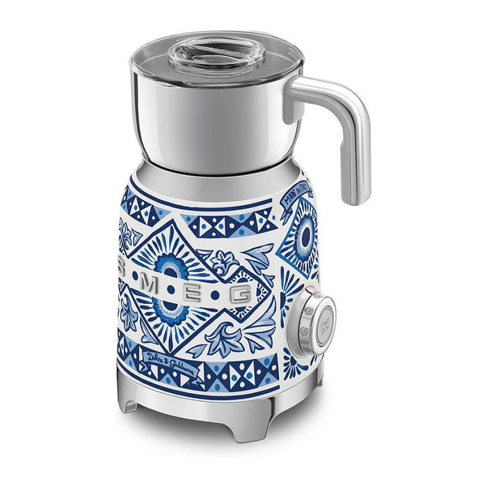 SMEG Dolce & Gabbana MFF01DGBEU Blu Mediterraneo Milchaufschäumer - Elaborador de Leche