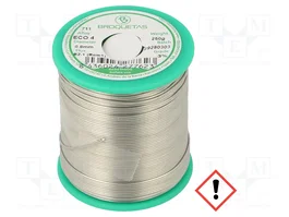 BROQUETAS Estaño Libre de Plomo Sn96,5Ag3Cu0,5 0,8mm 250g