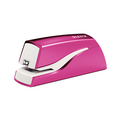 LEITZ Grapadora eléctrica NeXXt Series WOW 5566 pink-metallic LEITZ Grapadora eléctrica NeXXt Series WOW 5566 pink-metallic