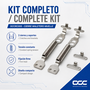 Occ Motorsport Kit de Cierre Maletero/Capot Muelle Plata
