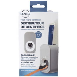 Sensly Dispensador Pasta De Dientes Económico e Higiénico para Pared con Adhesivo