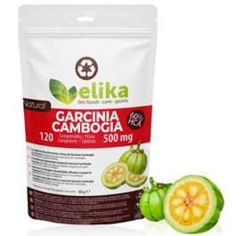 ELIKAFOODS Garcinia Cambogia Extracto Puro - Complemento Alimenticio Natural para el Control de Peso - 120 Comprimidos
