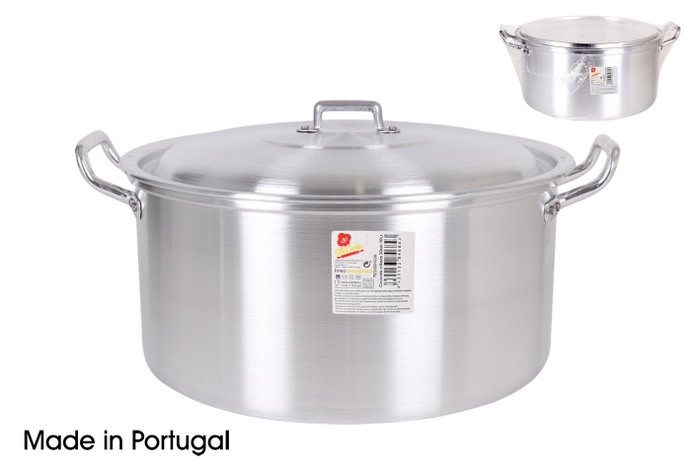 Mi Cocina Cacerola con Asas de Aluminio 30 cm 10 L (4 Unidades) Mi Cocina Cacerola con Asas de Aluminio 30 cm 10 L (4 Unidades)