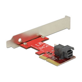DeLOCK 89535 - Tarjeta Adaptadora PCI Express x4 NVMe a SAS SFF-8643 Interna Low Profile, PCIe 3.0, 12 Gbit/s