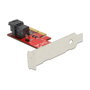 DeLOCK 89535 Tarjeta de expansión PCIe x4 a 1 x SFF-8643 NVMe Low Profile