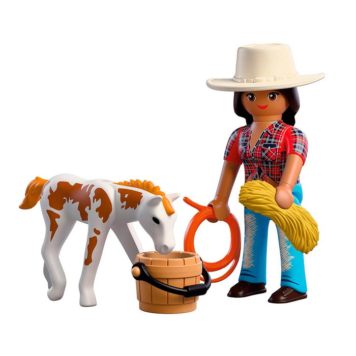Playmobil Duo Pack Jinete Con Caballo 72026