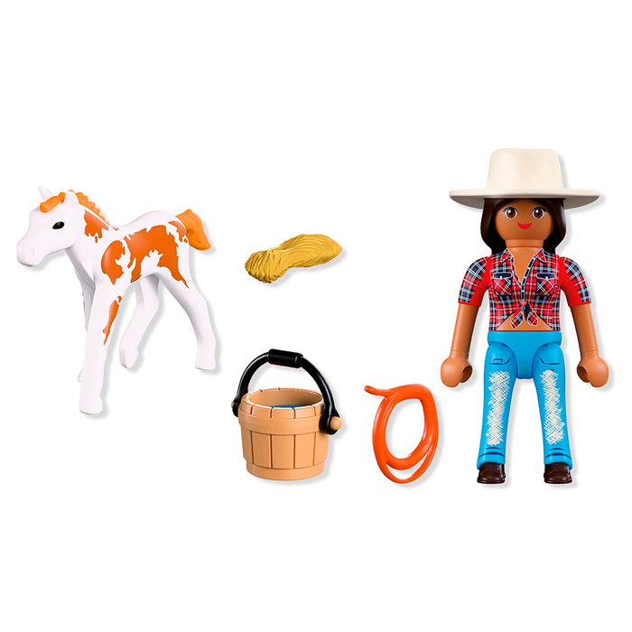 Playmobil Duo Pack Jinete Con Caballo 72026