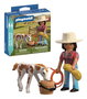 Playmobil Duo Pack Jinete con Caballo - Figura de juguete para niños de 4 a 10 años