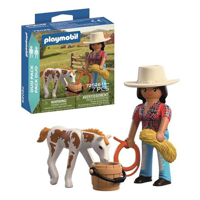 Playmobil Duo Pack Jinete Con Caballo 72026