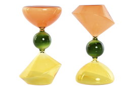 DKD Home Decor Reloj de Arena de Cristal 30 Minutos
