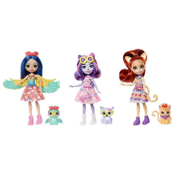 Mattel Muñeca Enchantimals 15 cm - Modelos Surtidos