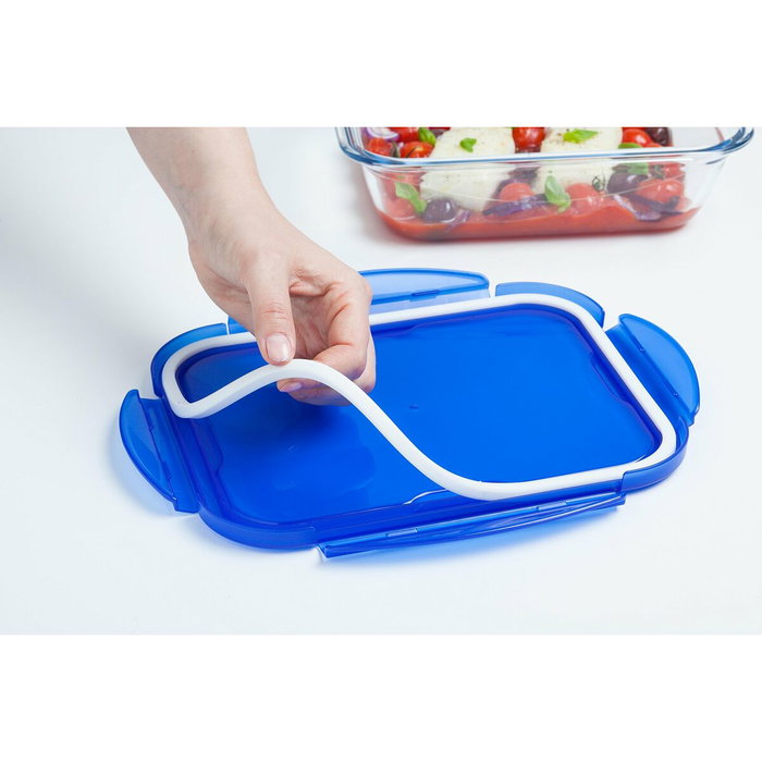 Pyrex® Cook&Go Recipiente Hermético Rectangular de Vidrio 0,8 L