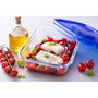 Pyrex® Cook&Go Recipiente Hermético Rectangular de Vidrio 0,8 L