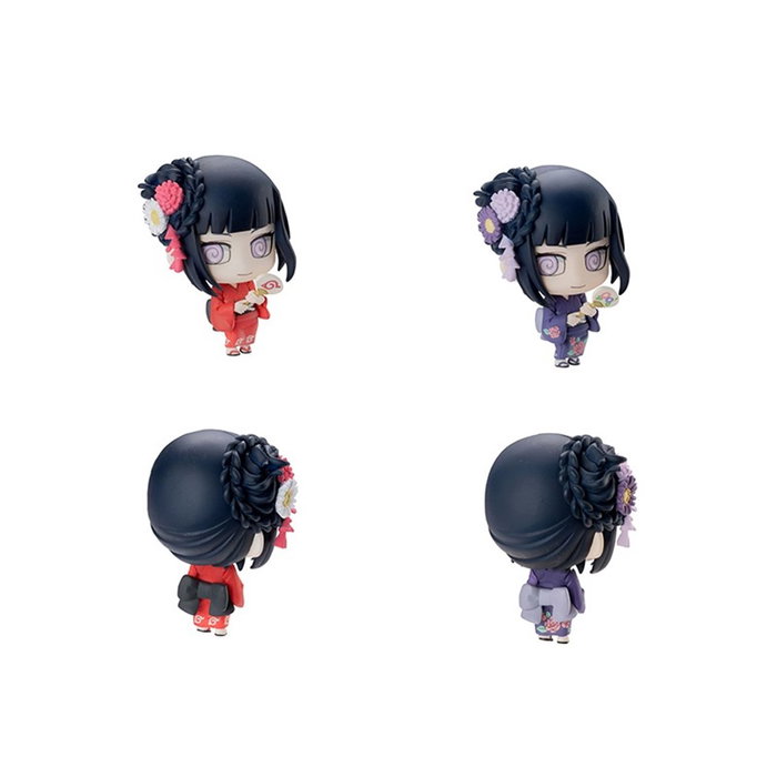 Megahouse Set de Figuras con Postales Naruto Shippuden - 10 Figuras de PVC de 6 cm en Caja con Ventana