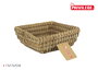 Privilege Cesta Conica Mimbre Cuadrada 17 cm x 17 cm x 7 cm (36 Unidades)