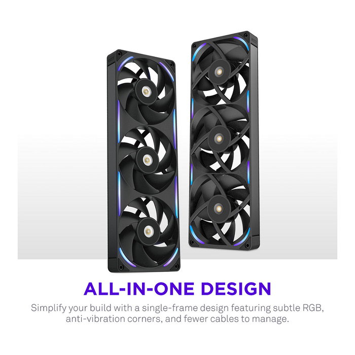 NZXT F360X RGB Ventilador de 360 mm Negro NZXT F360X RGB Ventilador de 360 mm Negro