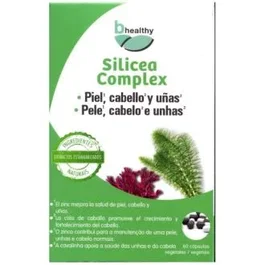BIOVER Silicea Complex 45 Cápsulas para Piel, Cabello y Uñas con Zinc y Biotina