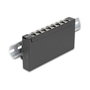 DeLOCK Mini Patchpanel de Escritorio RJ45 8 Puertos Cat.6A Blindado Negro