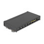 DeLOCK 90573 Patch Panel Desktop Mini RJ45 8 Puertos Cat.6A Blindado Negro Montaje Mesa/Pared para Cable 22/26 AWG