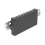DeLOCK 90573 Patch Panel Desktop Mini RJ45 8 Puertos Cat.6A Blindado Negro Montaje Mesa/Pared para Cable 22/26 AWG