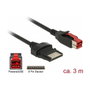 DeLOCK Cable PoweredUSB 24 V a 8 pines, 3 m