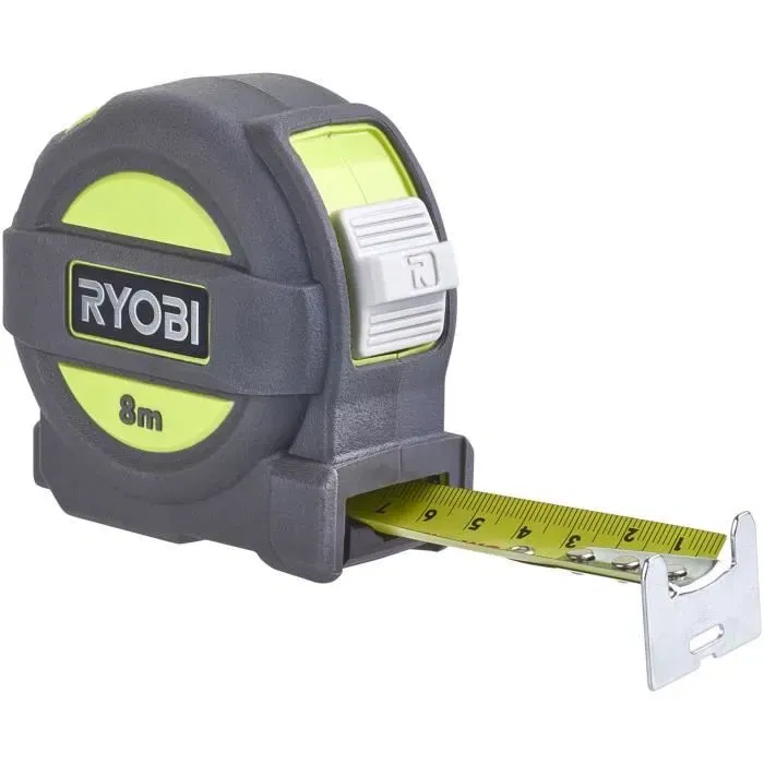 Ryobi RYO4892210172853 Cinta métrica - 8 m ancho 25 mm Ryobi RYO4892210172853 Cinta métrica - 8 m ancho 25 mm