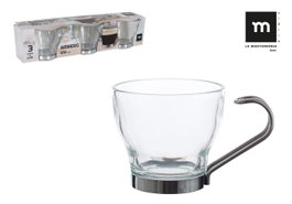 La Mediterranea Set de 3 Vasos de Café Amberg 100 cc (Pack de 24 cajas) lifetitle_placeholder