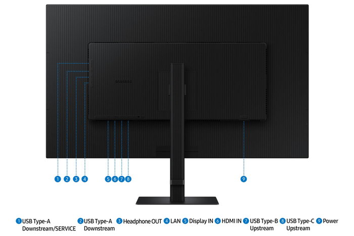 Samsung ViewFinity S8 S37D804UAU 37 pulgadas 4K UHD Negro