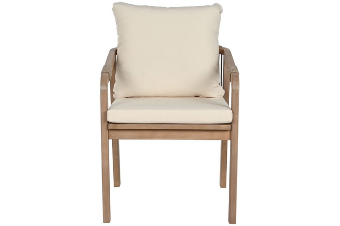 DKD Home Decor Set de Comedor Roda de Acacia para 10 Comensales