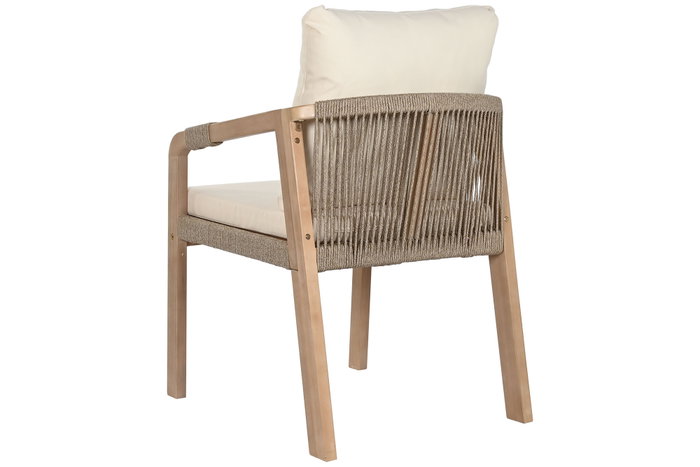 DKD Home Decor Set de Comedor Roda de Acacia para 10 Comensales