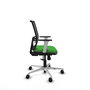PIQUERAS Y CRESPO Silla de oficina Yunquera con Mecanismo Sincro, Verde y Negro