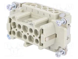 HARTING Han E® Plantilla de contacto hembra 10 polos