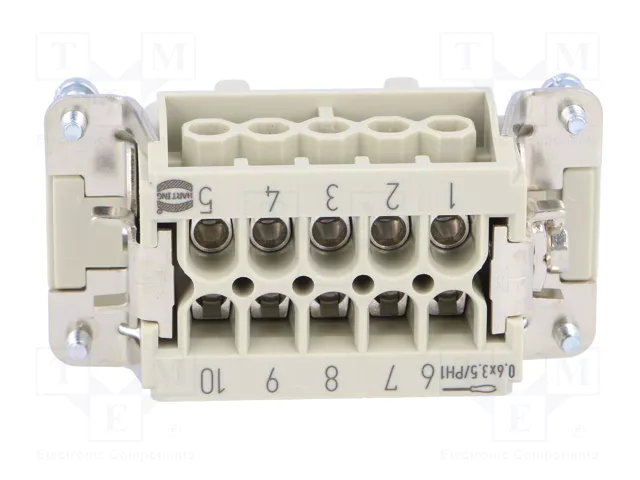 HARTING Han E® Plantilla de contacto hembra 10 polos