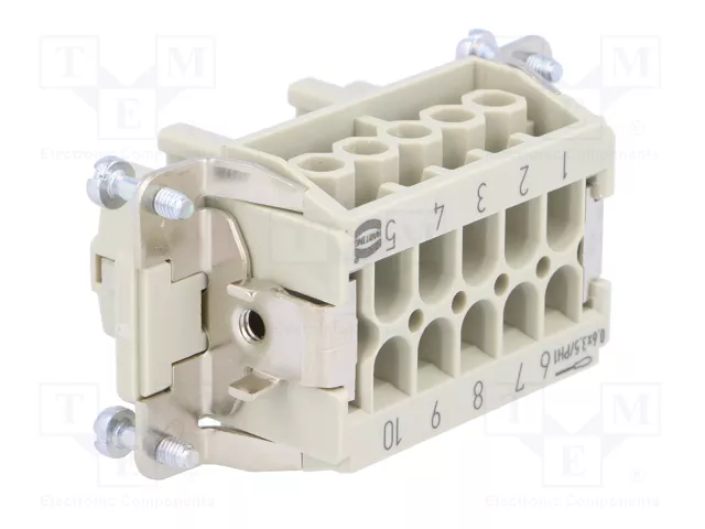 HARTING Han E® Plantilla de contacto hembra 10 polos