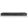 Lindy 38231 Splitter Divisor HDMI 2.0 1 Entrada 4 Salidas 4K Ultra HD 60Hz con Audio y Extractor, Negro, Metal