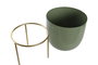 DKD Home Decor Macetero Jedar Urban Metal Verde Blanco 15 x 25 x 15 cm (4 Unidades)