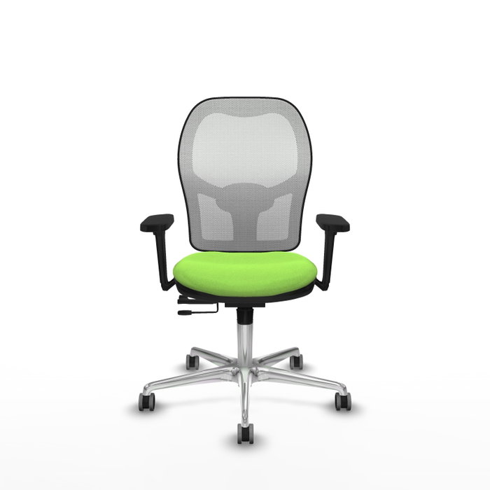 PIQUERAS Y CRESPO Silla de oficina Jorquera Pistacho/Blanco con mecanismo Sincro/Traslack PIQUERAS Y CRESPO Silla de oficina Jorquera Pistacho/Blanco con mecanismo Sincro/Traslack