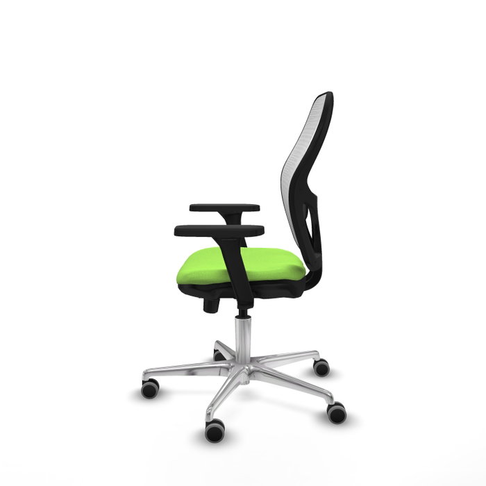 PIQUERAS Y CRESPO Silla de oficina Jorquera Pistacho/Blanco con mecanismo Sincro/Traslack PIQUERAS Y CRESPO Silla de oficina Jorquera Pistacho/Blanco con mecanismo Sincro/Traslack
