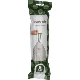 Brabantia PerfectFit Tipo R Bolsas de Basura de 36 L, 10 unidades