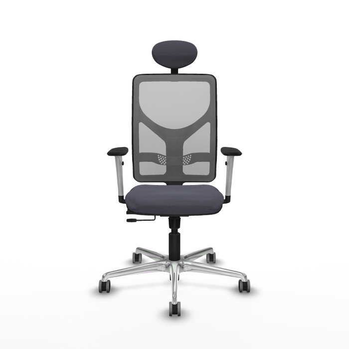 PIQUERAS Y CRESPO Silla de oficina Motilla con mecanismo Sincro/Traslack Gris