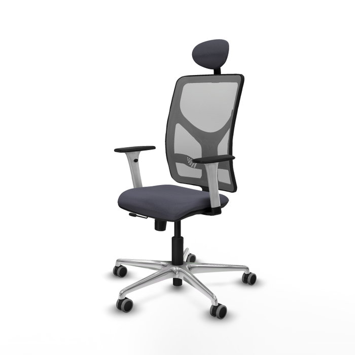 PIQUERAS Y CRESPO Silla de oficina Motilla con mecanismo Sincro/Traslack Gris