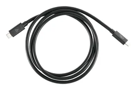 V7 Cable USB4 V7USB4-1.2M USB-C a USB-C 1.2m Negro - 40Gbps, 240W, Carga Rápida, Certificado USB-IF, Compatible con 8K