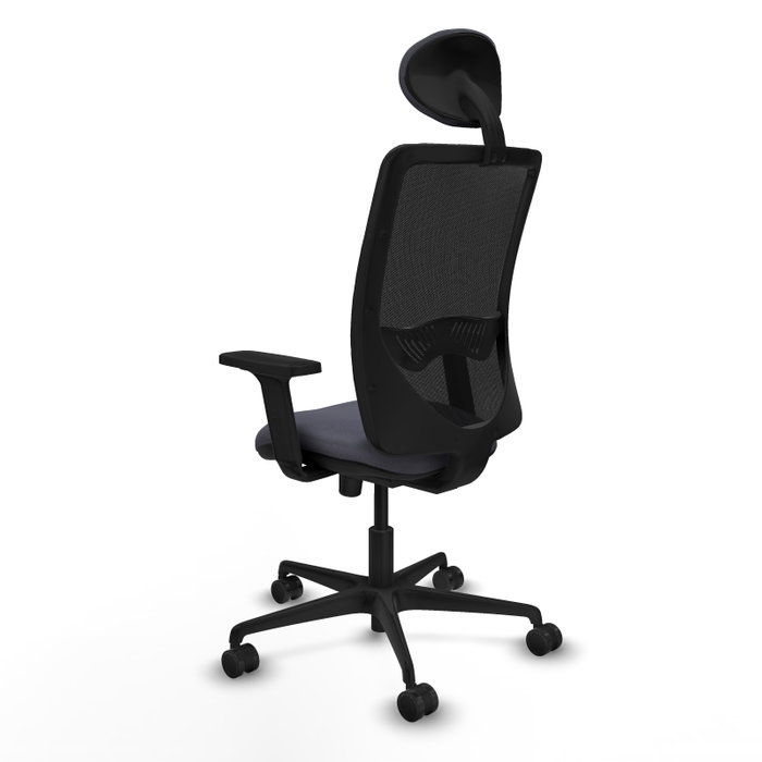 PIQUERAS Y CRESPO Silla de oficina Zulema Gris oscuro/Negro con mecanismo Sincro y Brazos 2D PIQUERAS Y CRESPO Silla de oficina Zulema Gris oscuro/Negro con mecanismo Sincro y Brazos 2D
