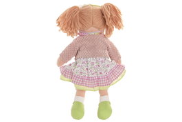 DKD Home Decor Muñeca Kids Rosa Verde 15 x 35 x 24 cm