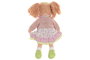 DKD Home Decor Set de 2 Muñecas de Peluche Jersey Rosa y Verde