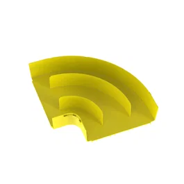 Panduit FRRA12X4LYL Accesorio para Canaleta de Cable, Amarillo, ABS/Policarbonato, 459 mm x 107,2 mm
